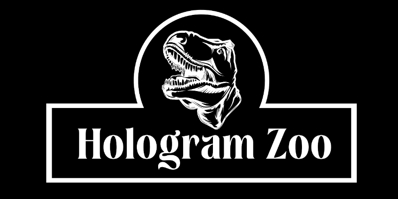 hologram black logo