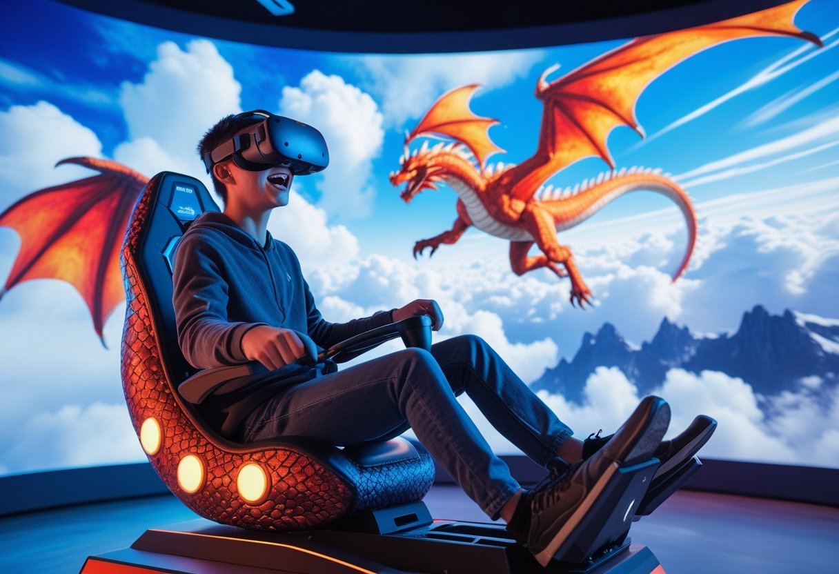 Motion Gate Dragon Ride #1 Best VR Dragon Ride in Perth - Hologram Zoo