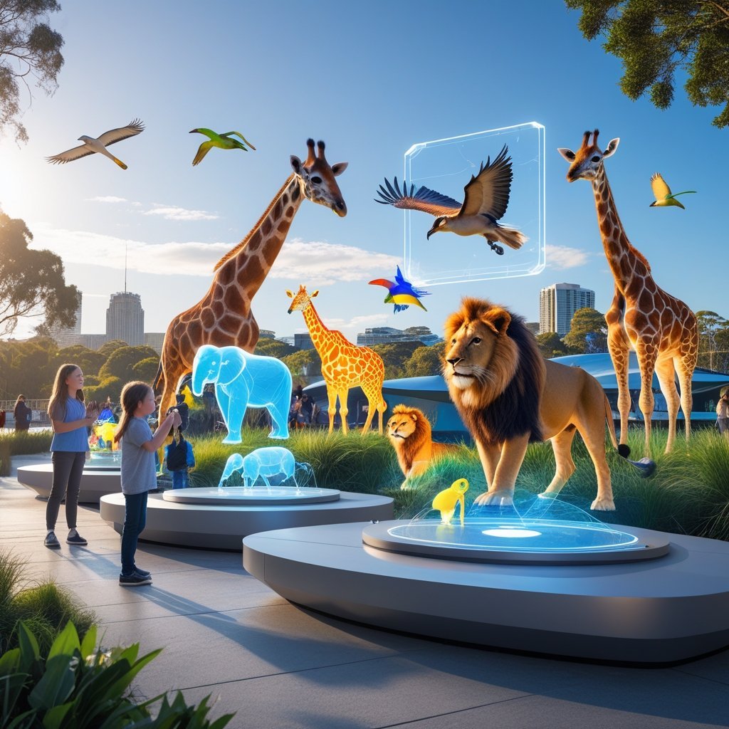 3D Holographic Zoo Experience in Perth, Western Australia, New South Wales, Victoria, Queensland, South Australia, Australian Capital Territory, Tasmania, Northern Territory, Fremantle, Joondalup, Rockingham, Mandurah, Bunbury, Sydney, Parramatta, Liverpool, Penrith, Blacktown, Wollongong, Newcastle, Melbourne, Geelong, Ballarat, Bendigo, Frankston, Dandenong, Brisbane, Gold Coast, Sunshine Coast, Logan, Ipswich, Cairns, Townsville, Adelaide, Mount Barker, Gawler, Port Adelaide, Whyalla, Canberra, Belconnen, Gungahlin, Woden, Tuggeranong, Hobart, Launceston, Devonport, Burnie, Darwin, Palmerston, Alice Springs